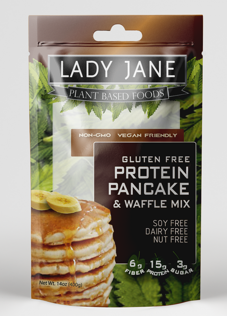 LADY JANE FABULOUS FLAP JACK MIX | HEMP BLEND | Best Pancakes Ever!-Hemp Food Products-ladyjaneseedco-Lady Jane Gourmet Seed Company