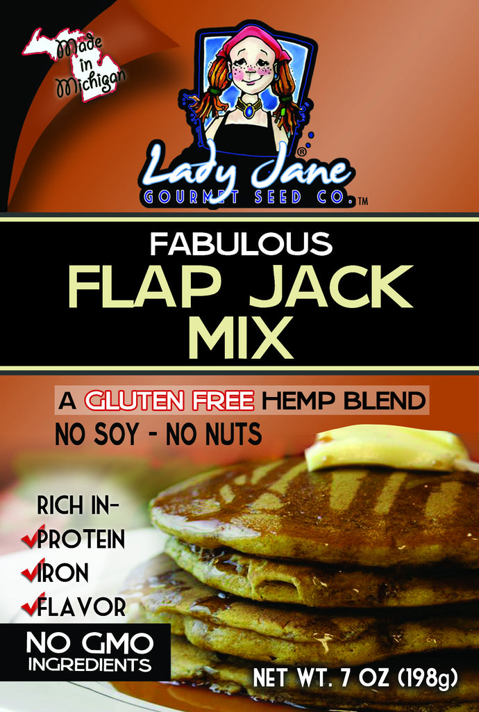 flap jack mix packaging 