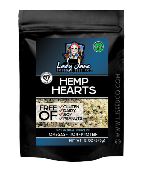 420g HEMP HEARTS | RAW HULLED HEMP SEEDS-Hemp Food Products-ladyjaneseedco-Lady Jane Gourmet Seed Company