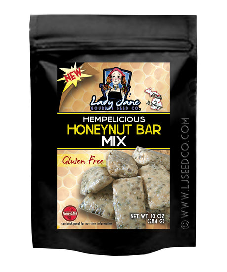 HEMPELICIOUS HONEYNUT BAR MIX | A BEST SELLER!-Hemp Food Products-ladyjaneseedco-Lady Jane Gourmet Seed Company