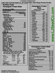 HEMPAGIZER PROTEIN BLAST 1-lb-Hemp Food Products-ladyjaneseedco-Lady Jane Gourmet Seed Company